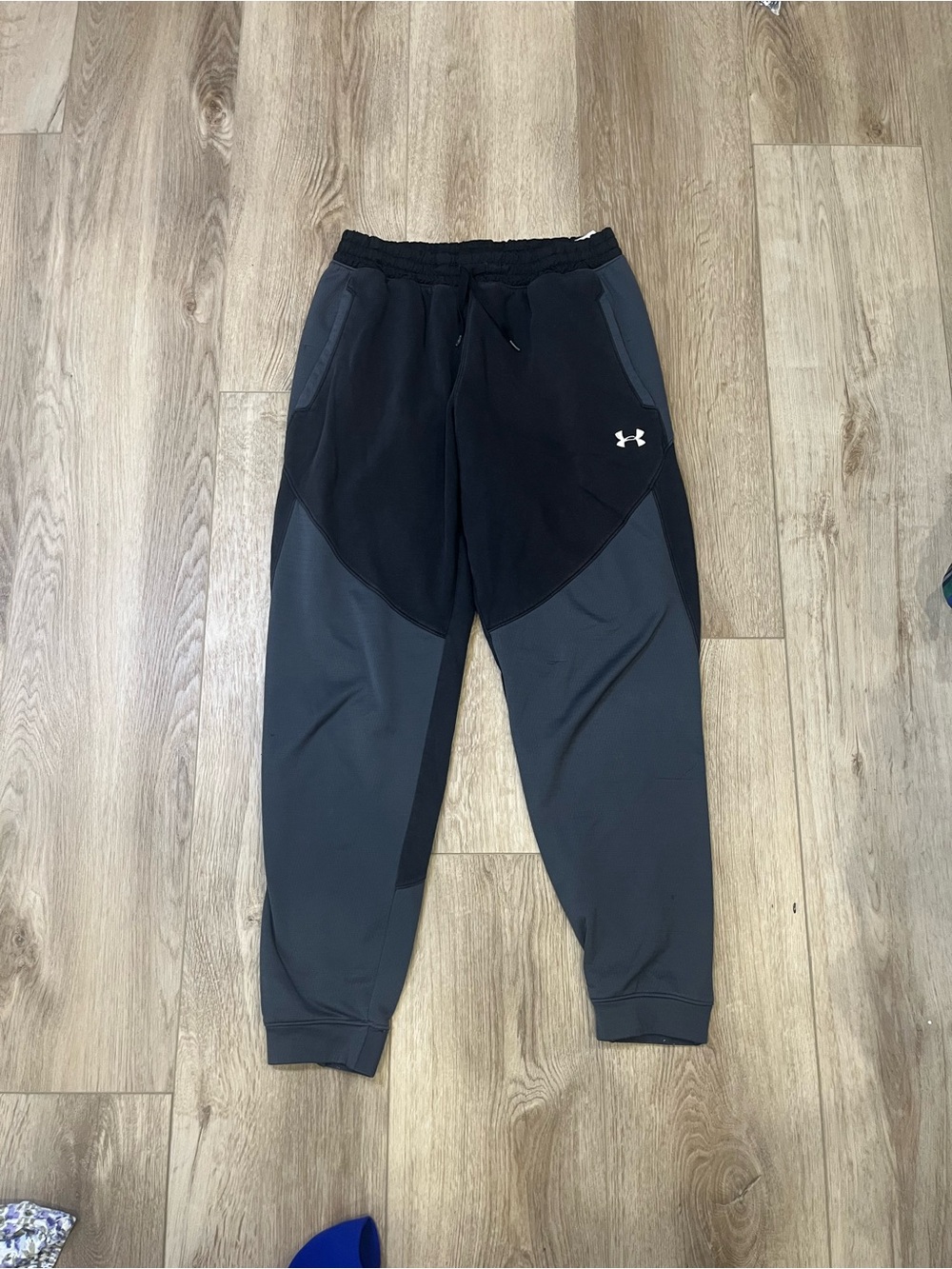 Under Armour Black and Dark Gray Men's Joggers